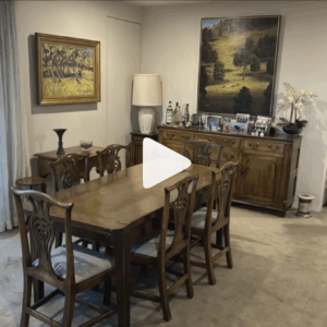 Visiting a customer’s beautifully furnished apartment and enjoying their view.